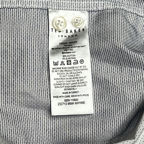 Ted Baker London MENS Whyme button down shirt - Picture 4 of 13